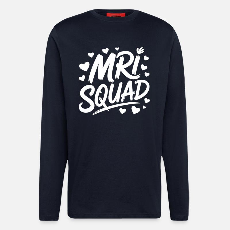 Mri Squad Heart Crew - Longsleeve - made by SPREAD  - DARK NAVY