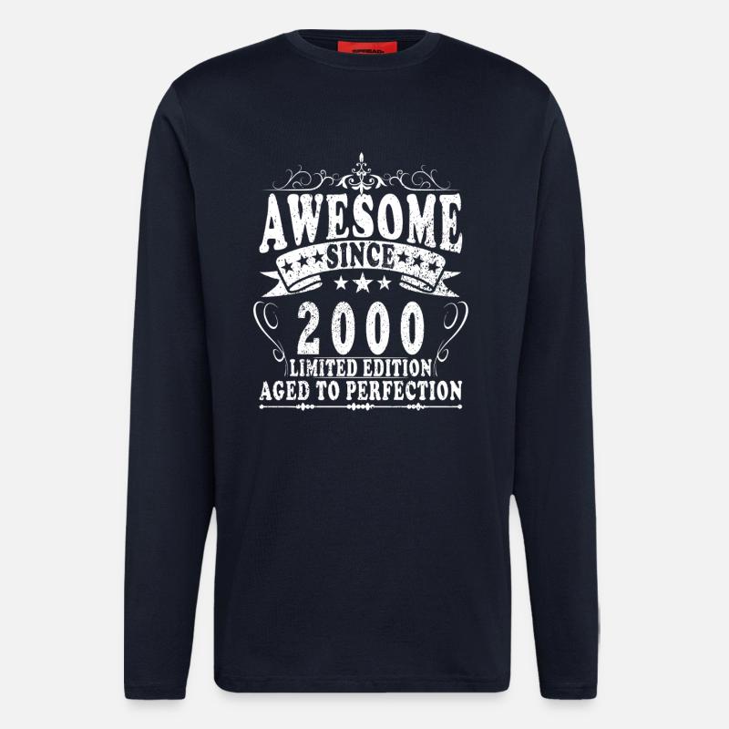 Aged to Perfection 2000 - Langarmshirt - made by SPREAD  - DARK NAVY