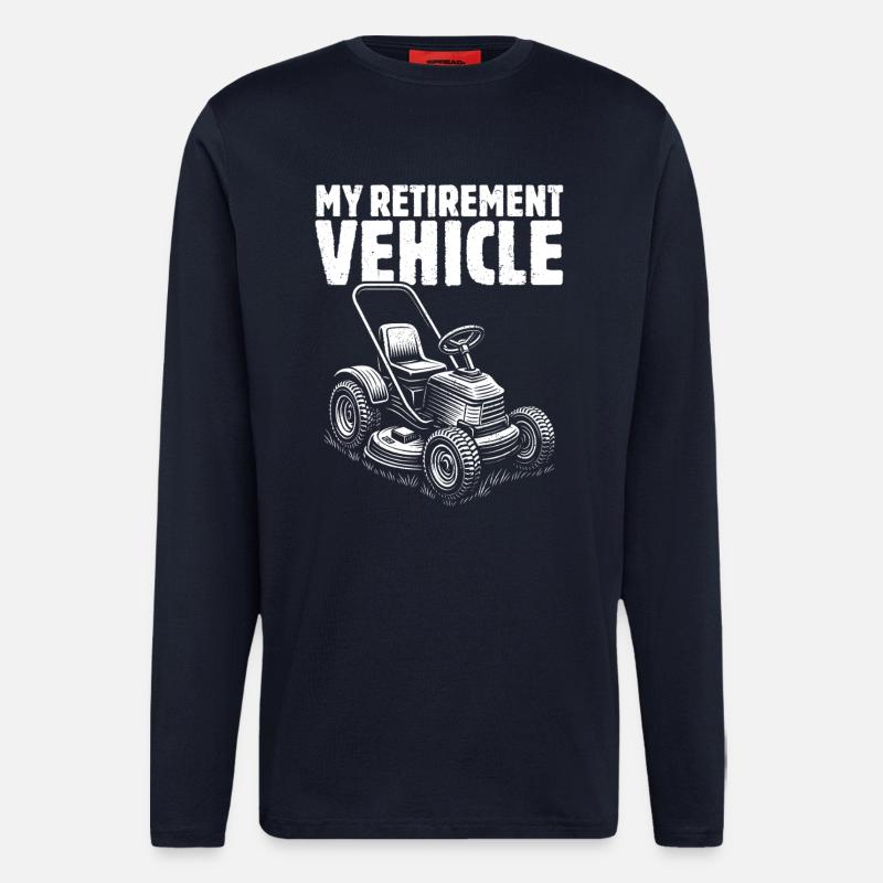 My Retirement Vehicle - Langarmshirt - made by SPREAD - DARK NAVY