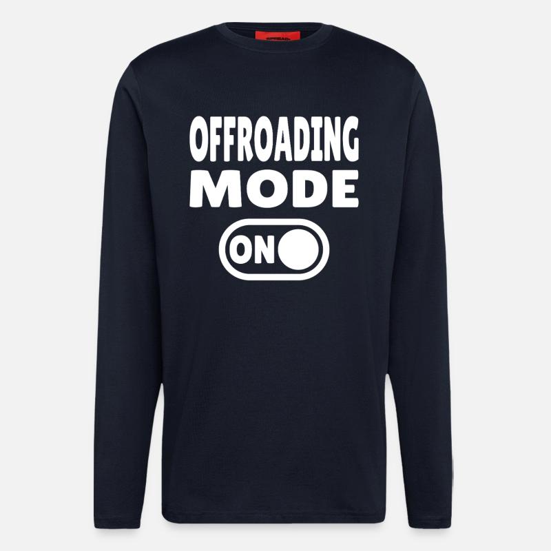 Offroading Mode ON – Off-Road Adventure - Longsleeve - made by SPREAD  - DARK NAVY