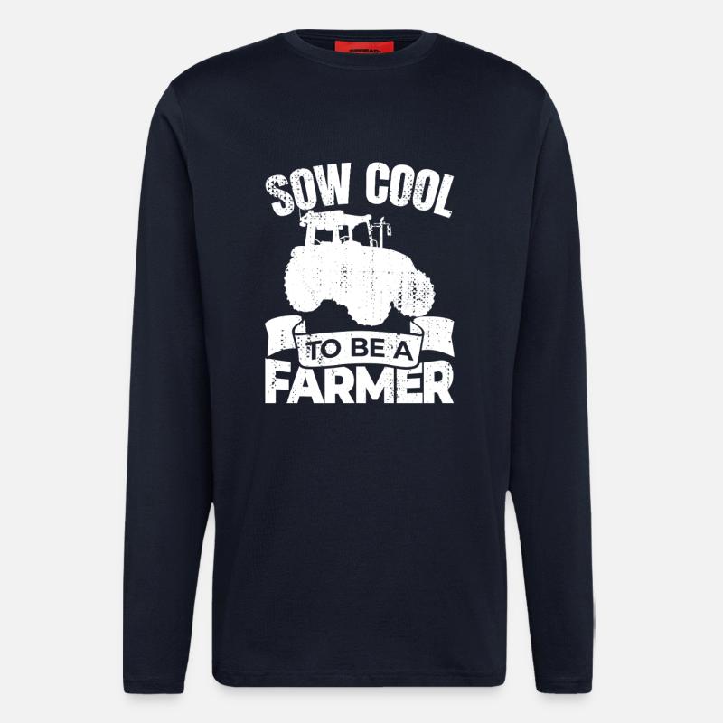 So Cool ein Bauer zu sein - Langarmshirt - made by SPREAD  - DARK NAVY