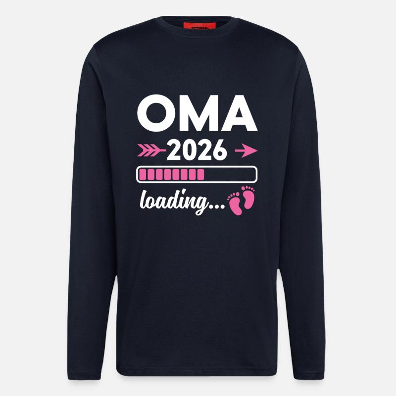 Oma 2026 Loading - Langarmshirt - made by SPREAD  - DARK NAVY