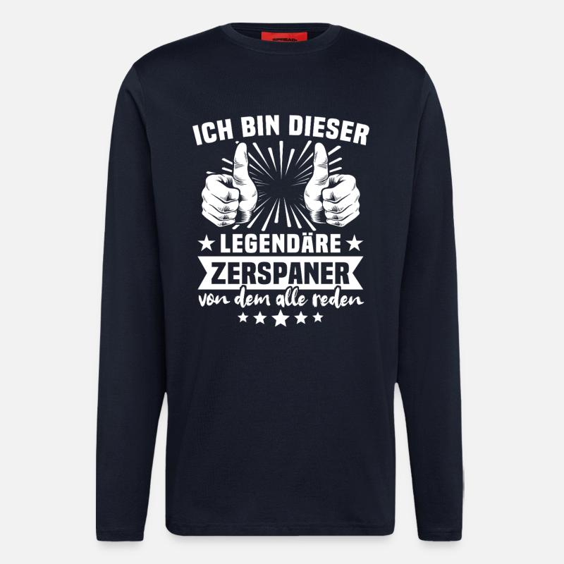 Zerspaner Legende - Langarmshirt - made by SPREAD  - DARK NAVY