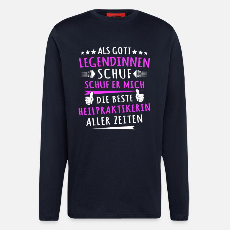 Naturopath Gift Idea - Longsleeve - made by SPREAD  - DARK NAVY