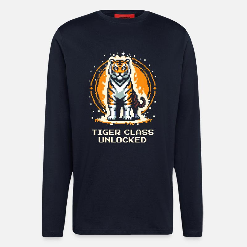 Tiger Class Unlocked | Tigerpower - Longsleeve - made by SPREAD  - DARK NAVY