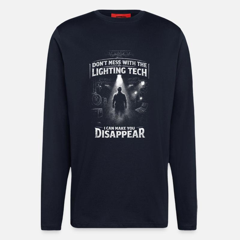Lighting Technician Lighting Technician - Longsleeve - made by SPREAD  - DARK NAVY