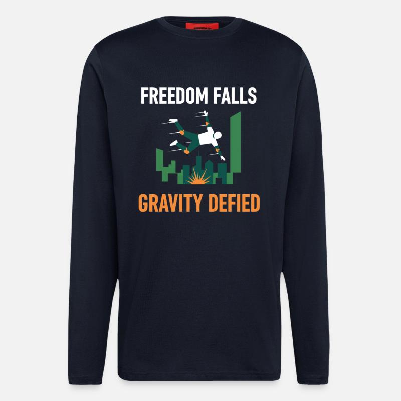 Parkour Sturz - Langarmshirt - made by SPREAD  - DARK NAVY