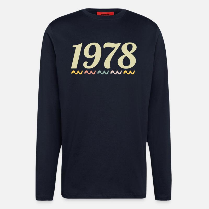 1978 - Langarmshirt - made by SPREAD  - DARK NAVY