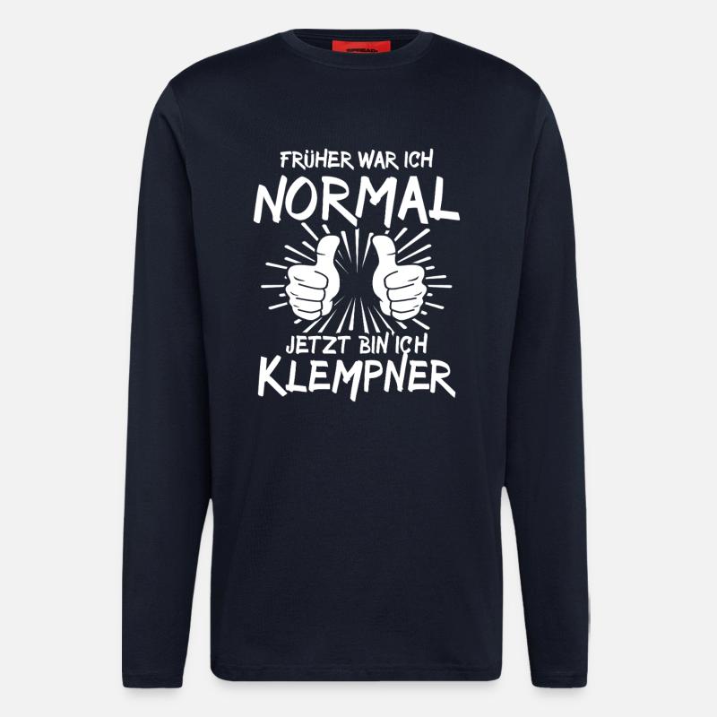 Klempner - Langarmshirt - made by SPREAD  - DARK NAVY