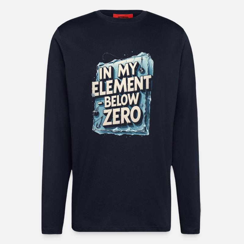 Eisangeln In My Element - Longsleeve - made by SPREAD  - DARK NAVY