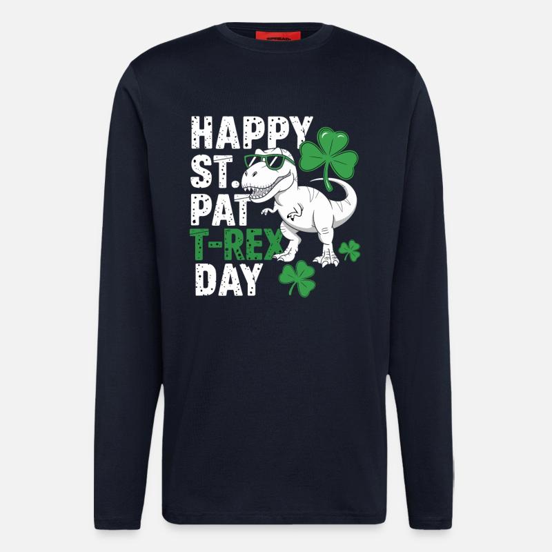 St Patrick's Rex Day Tee - Langarmshirt - made by SPREAD  - DARK NAVY