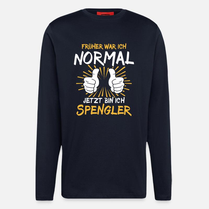 Spengler Spruch - Langarmshirt - made by SPREAD  - DARK NAVY