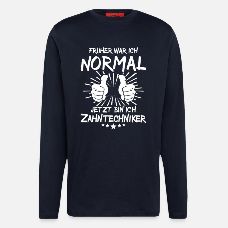 Zahntechniker - Langarmshirt - made by SPREAD - DARK NAVY