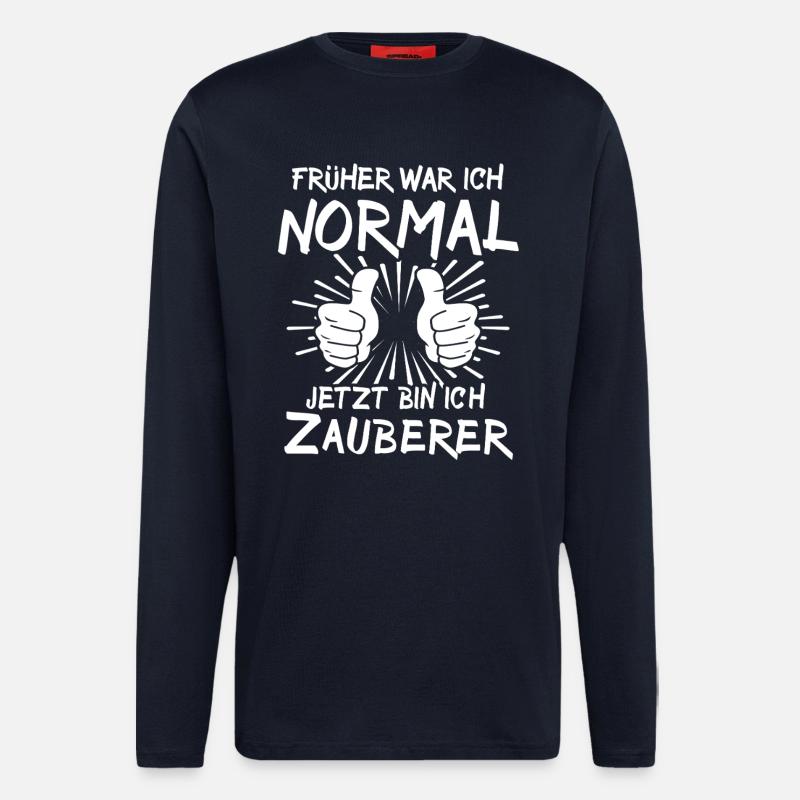 Zauberer - Langarmshirt - made by SPREAD  - DARK NAVY