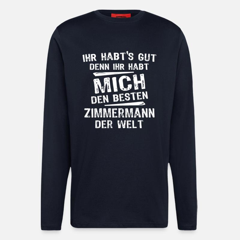 Zimmermann - Langarmshirt - made by SPREAD  - DARK NAVY
