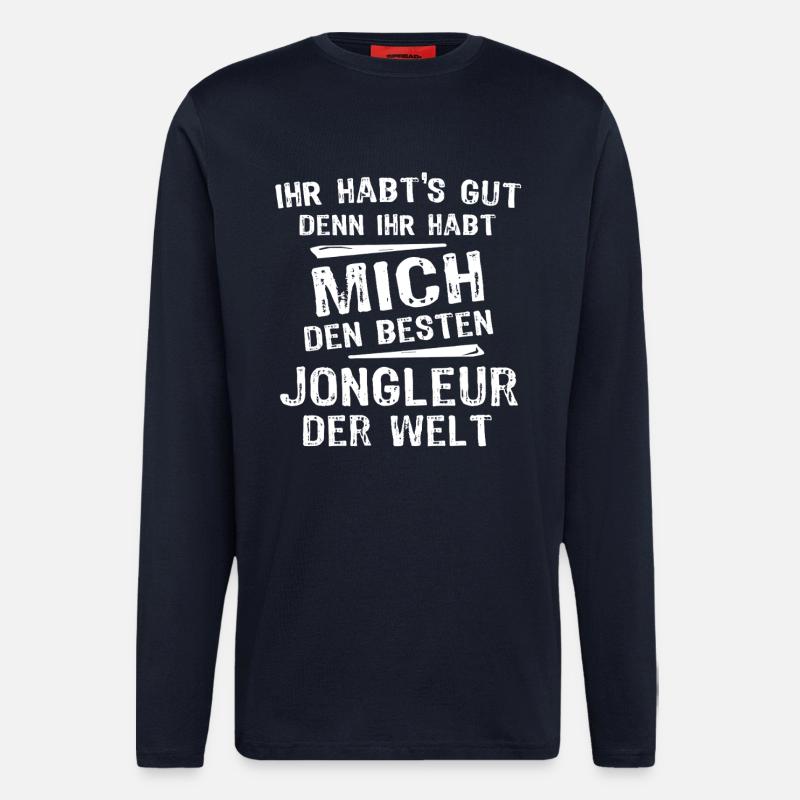 Jongleur - Langarmshirt - made by SPREAD  - DARK NAVY
