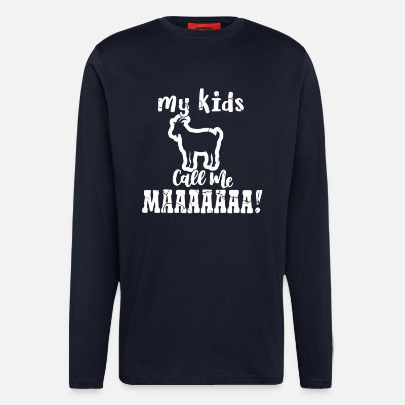 Funny Goat Mom - Langarmshirt - made by SPREAD  - DARK NAVY