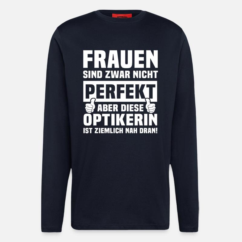 Beste Optikerin - Langarmshirt - made by SPREAD  - DARK NAVY