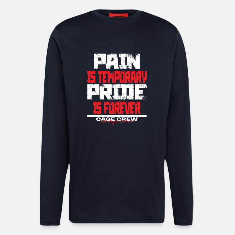 cage_crew_MMA_Mixed Martial arts - Longsleeve - made by SPREAD  - DARK NAVY