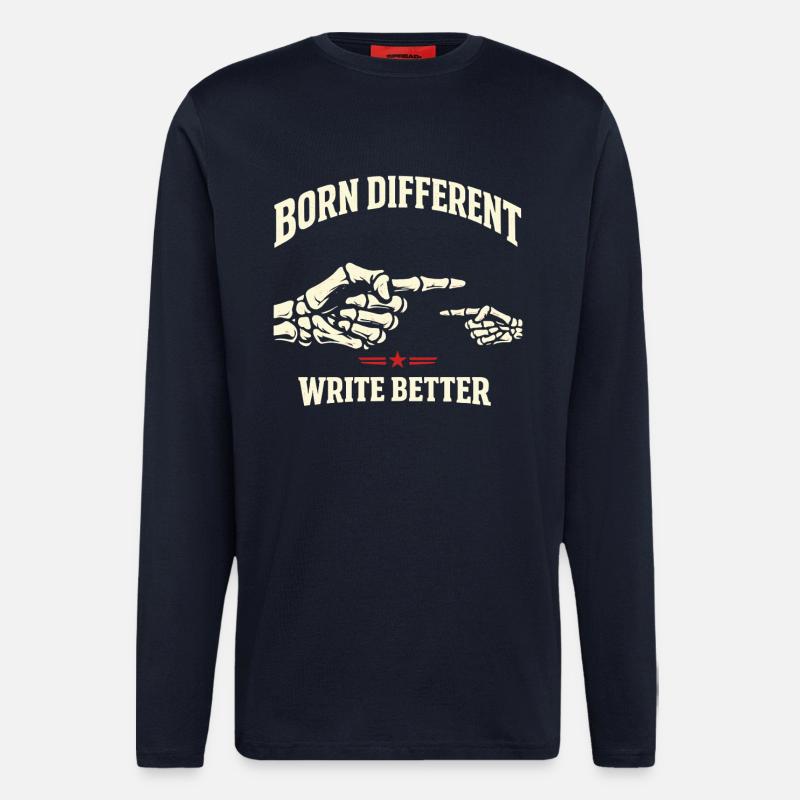Born Different - Longsleeve - made by SPREAD  - DARK NAVY