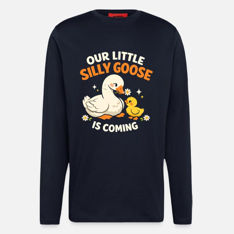 Silly Goose Baby - Langarmshirt - made by SPREAD  - DARK NAVY