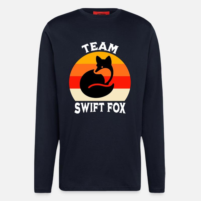 Équipe Swiftfuchs - Manches longues bio décontracté fabriqué en UE - DARK NAVY