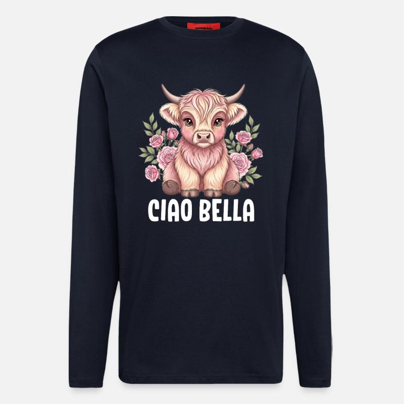 Ciao Bella - Langarmshirt - made by SPREAD  - DARK NAVY