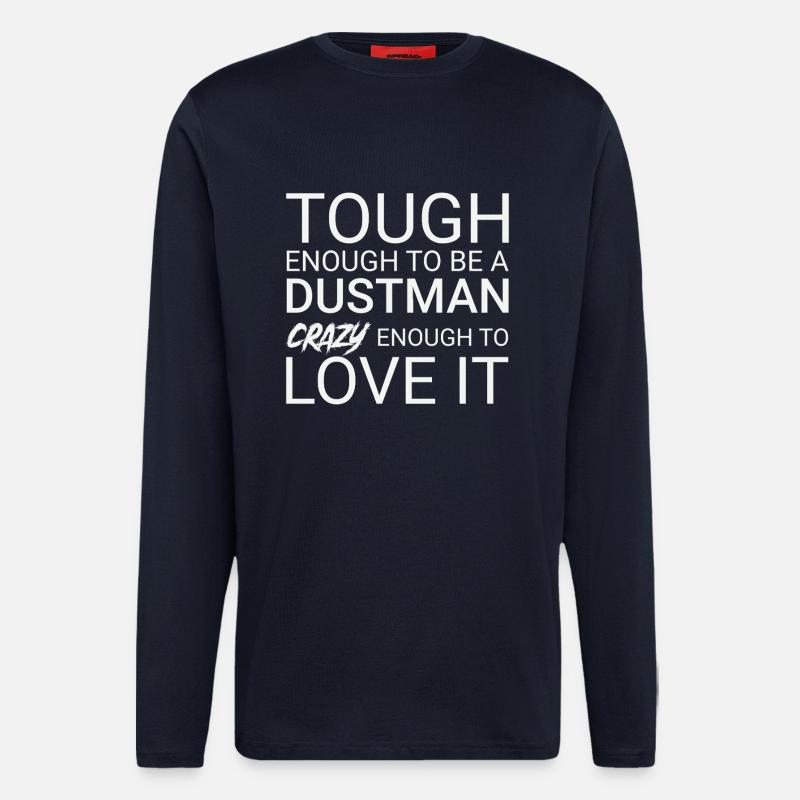 Dustman Crazy - Langarmshirt - made by SPREAD  - DARK NAVY