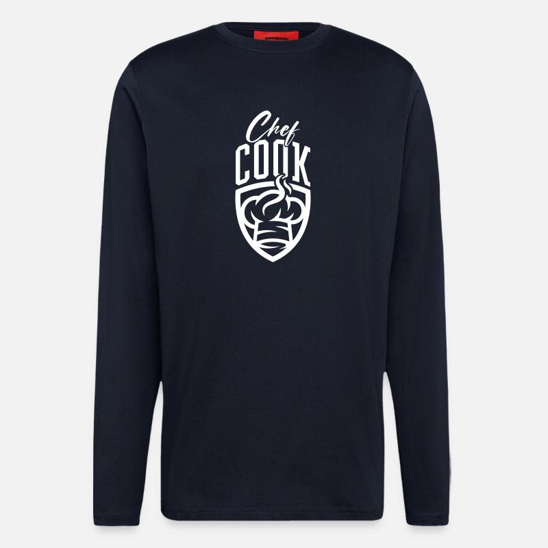 Chefkoch Koch - Langarmshirt - made by SPREAD - DARK NAVY