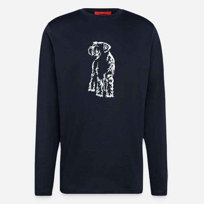 Riesenschnauzer "Black Edition" - Langarmshirt - made by SPREAD - DARK NAVY