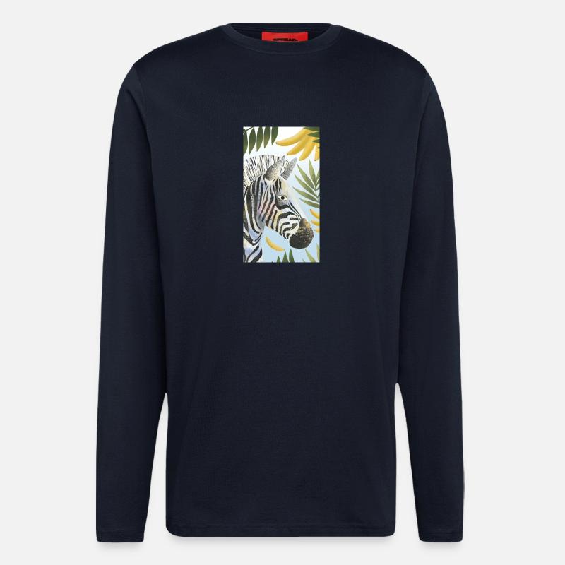 Zebra - Langarmshirt - made by SPREAD  - DARK NAVY