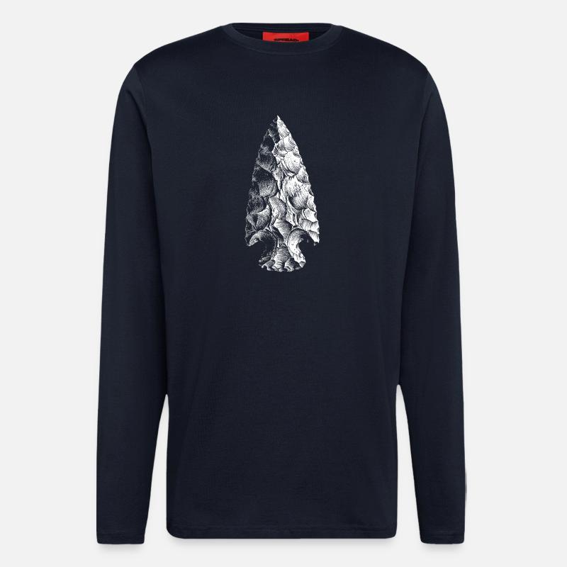 Pfeilspitze - Langarmshirt - made by SPREAD - DARK NAVY