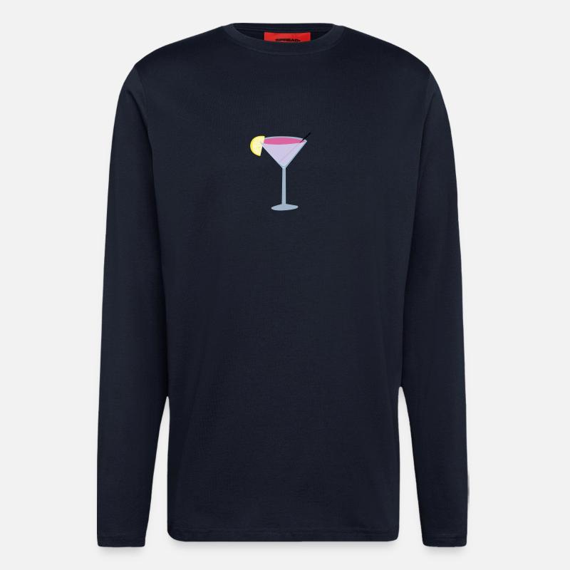 Goodlife Drink - Langarmshirt - made by SPREAD  - DARK NAVY
