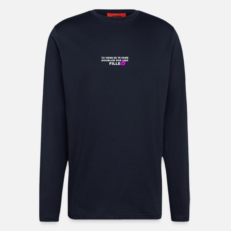 Double down - Longsleeve - made by SPREAD  - DARK NAVY