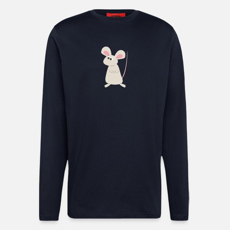 Clever mouse - Longsleeve - made by SPREAD - DARK NAVY