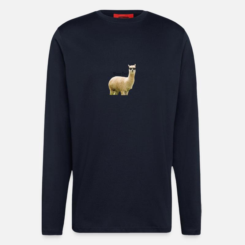 Alpaka Bro - Langarmshirt - made by SPREAD  - DARK NAVY