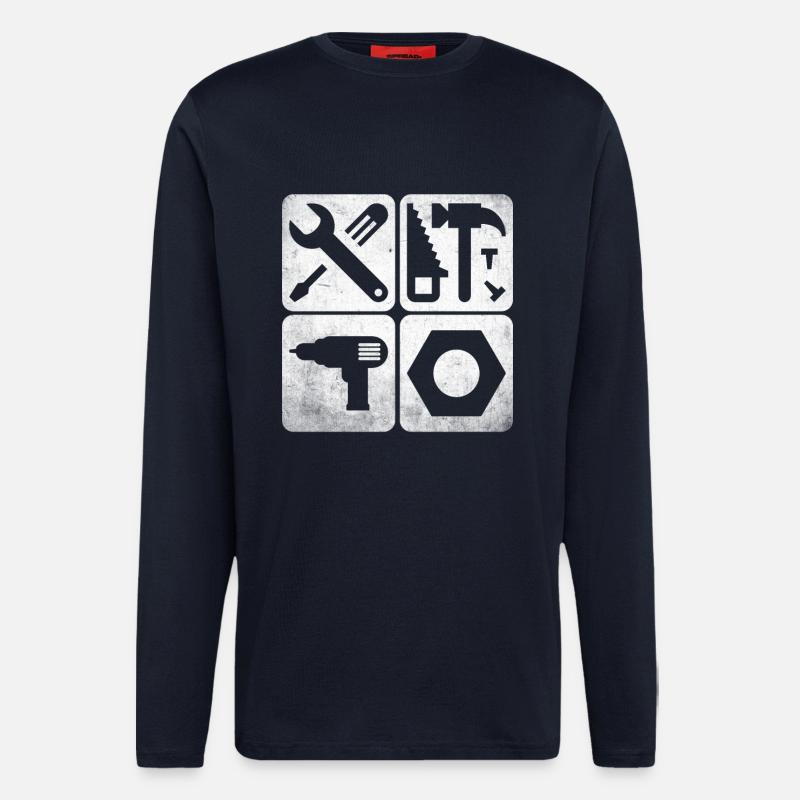 Tooling Tools - Longsleeve - made by SPREAD  - DARK NAVY