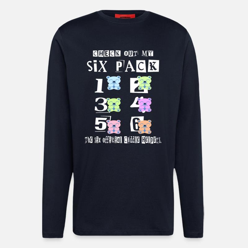 Teddy Kuschel Six Pack - Langarmshirt - made by SPREAD  - DARK NAVY