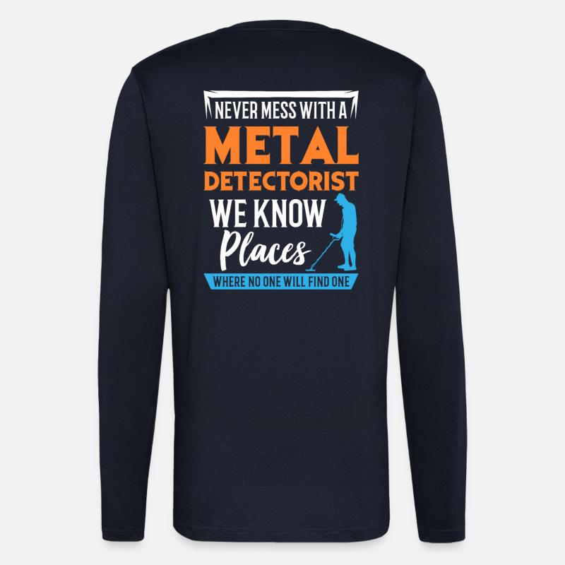 Metal Detectorist - Longsleeve - made by SPREAD  - DARK NAVY