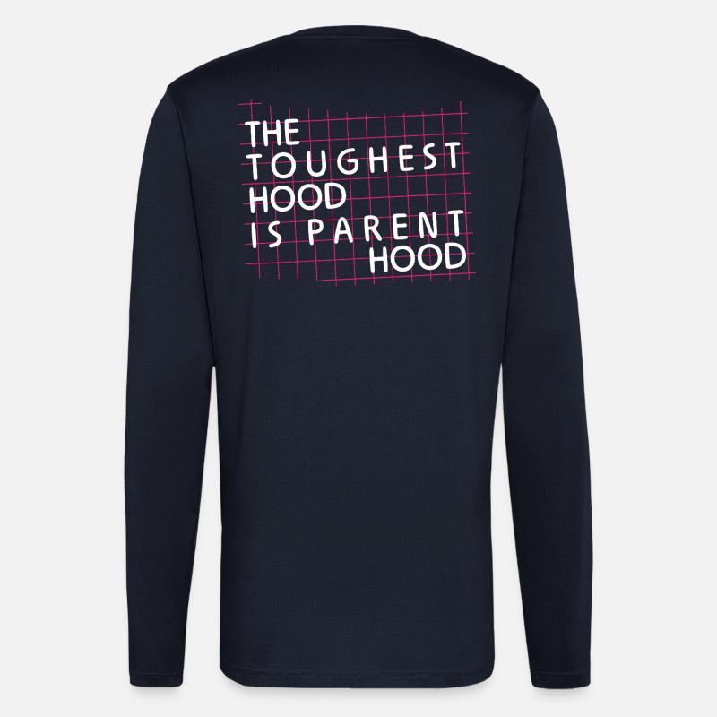 Parenthood – Die härteste Hood - Langarmshirt - made by SPREAD  - DARK NAVY