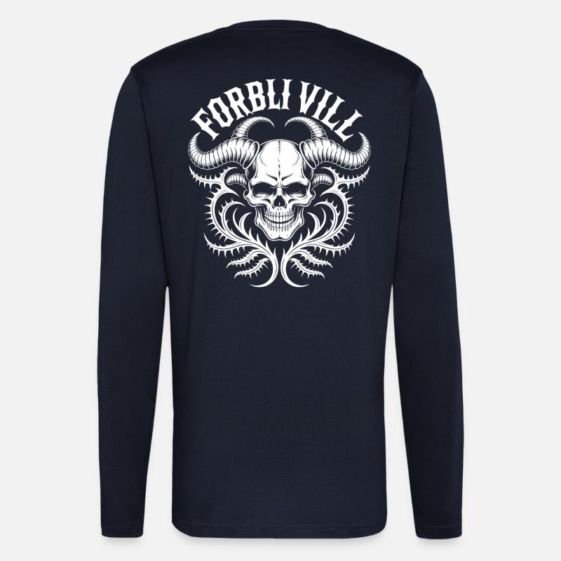 Gorblin Villa Schädel - Langarmshirt - made by SPREAD  - DARK NAVY