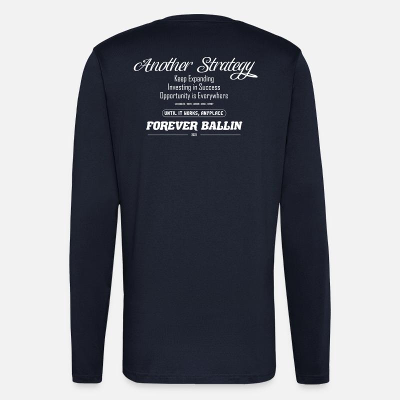 Another Strategy Forever - Langarmshirt - made by SPREAD  - DARK NAVY