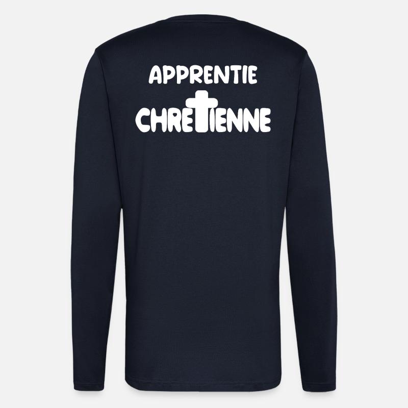 Christian Catholic God Gift - Longsleeve - made by SPREAD  - DARK NAVY