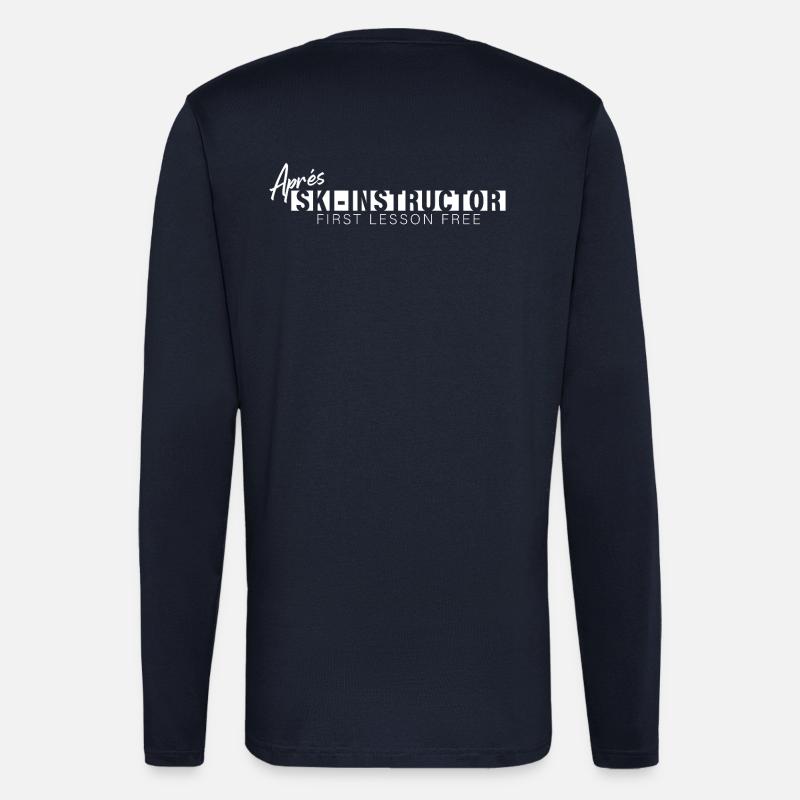 Après Ski Instructor – Motif - Longsleeve - made by SPREAD  - DARK NAVY