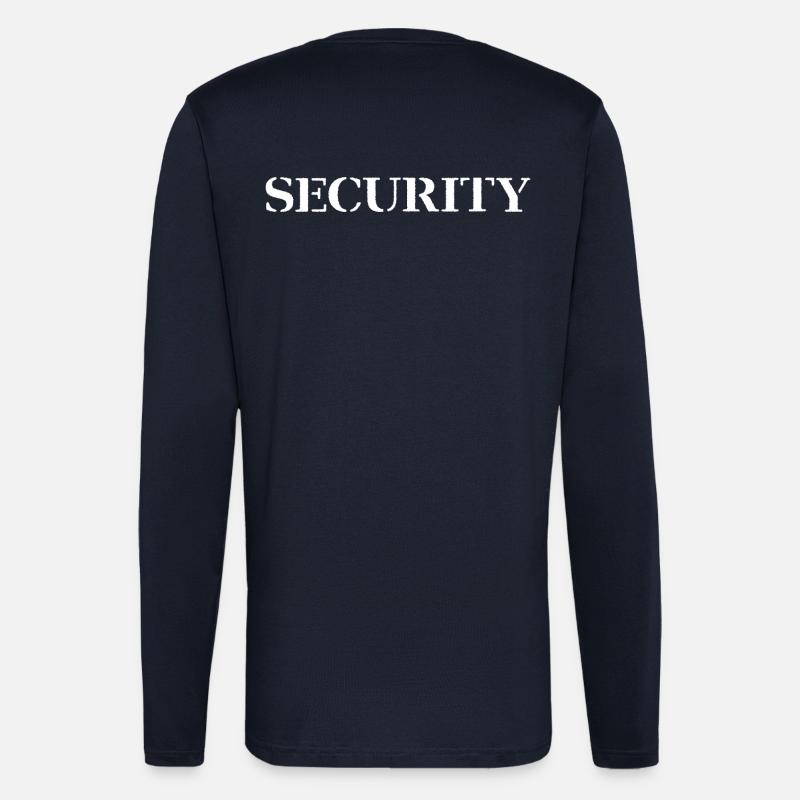 Security - Manches longues bio décontracté fabriqué en UE - DARK NAVY