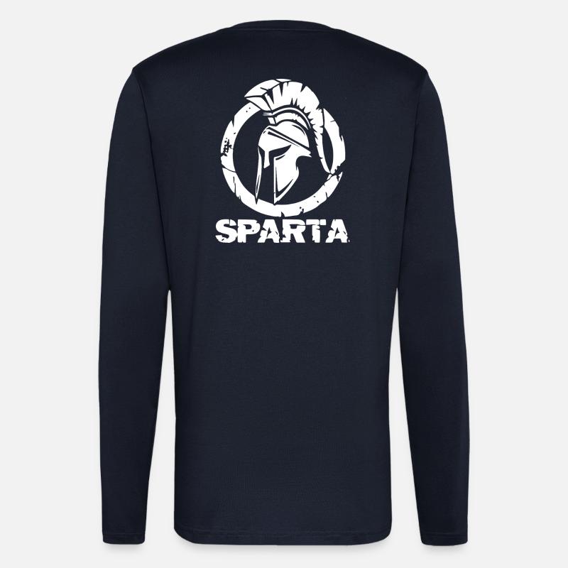 Sparta Helmsilhouette - Langarmshirt - made by SPREAD  - DARK NAVY