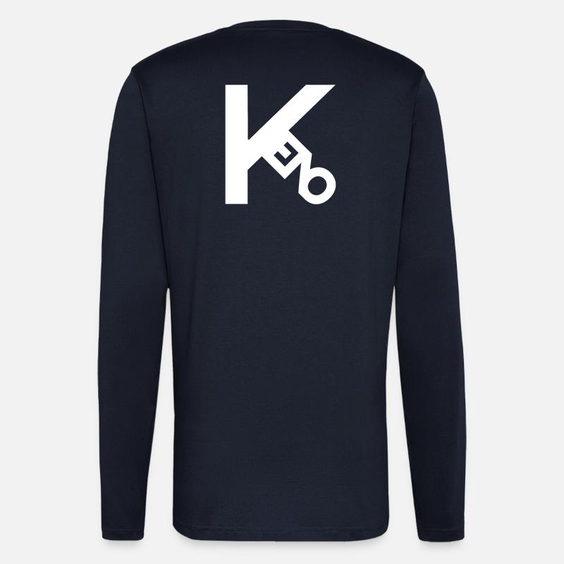 Keno weiss - Langarmshirt - made by SPREAD  - DARK NAVY