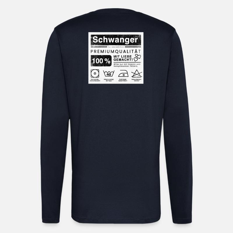 Schwangerschaft Sonderedition  - Langarmshirt - made by SPREAD  - DARK NAVY