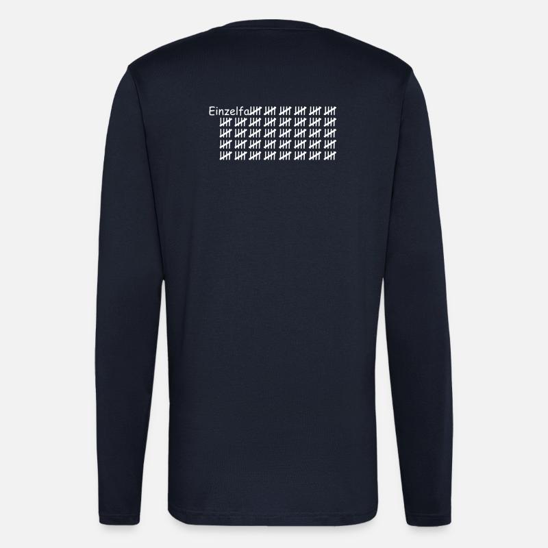 Einzelfall weiß - Langarmshirt - made by SPREAD  - DARK NAVY