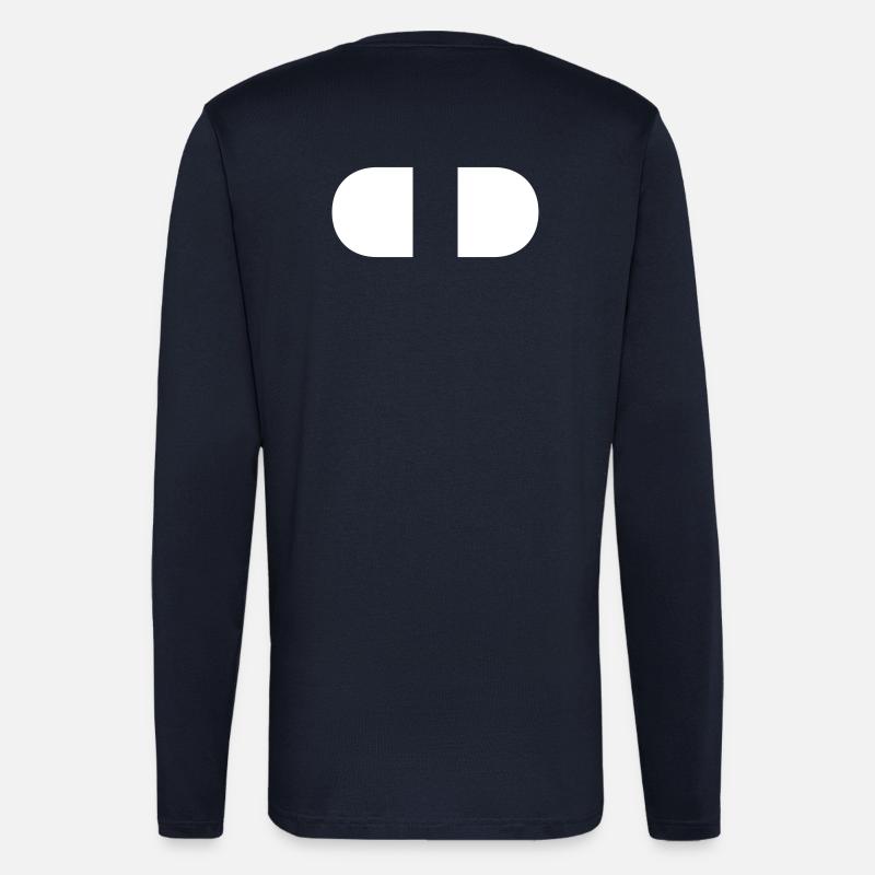 Controller-Split-White - Longsleeve - made by SPREAD  - DARK NAVY